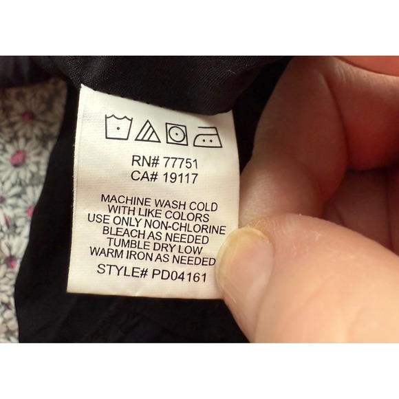 💖 BETSEY JOHNSON‎ PINK/BLACK DAISY CORSET DRESS — SIZE 4 💖 EYELET RUFFLE SKIRT - Picture 9 of 11